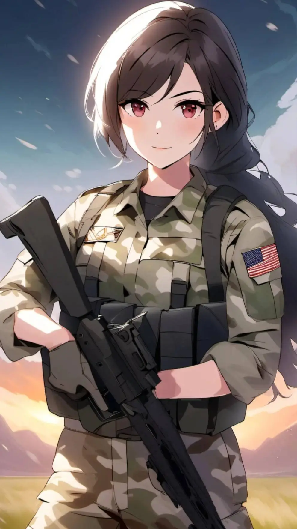 ai character: soider sarah background