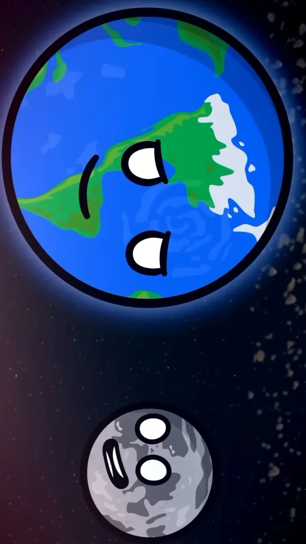 ai character: Solar balls  background