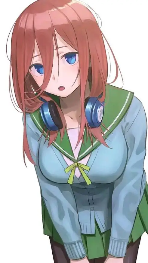 ai character: Miku nakano  background