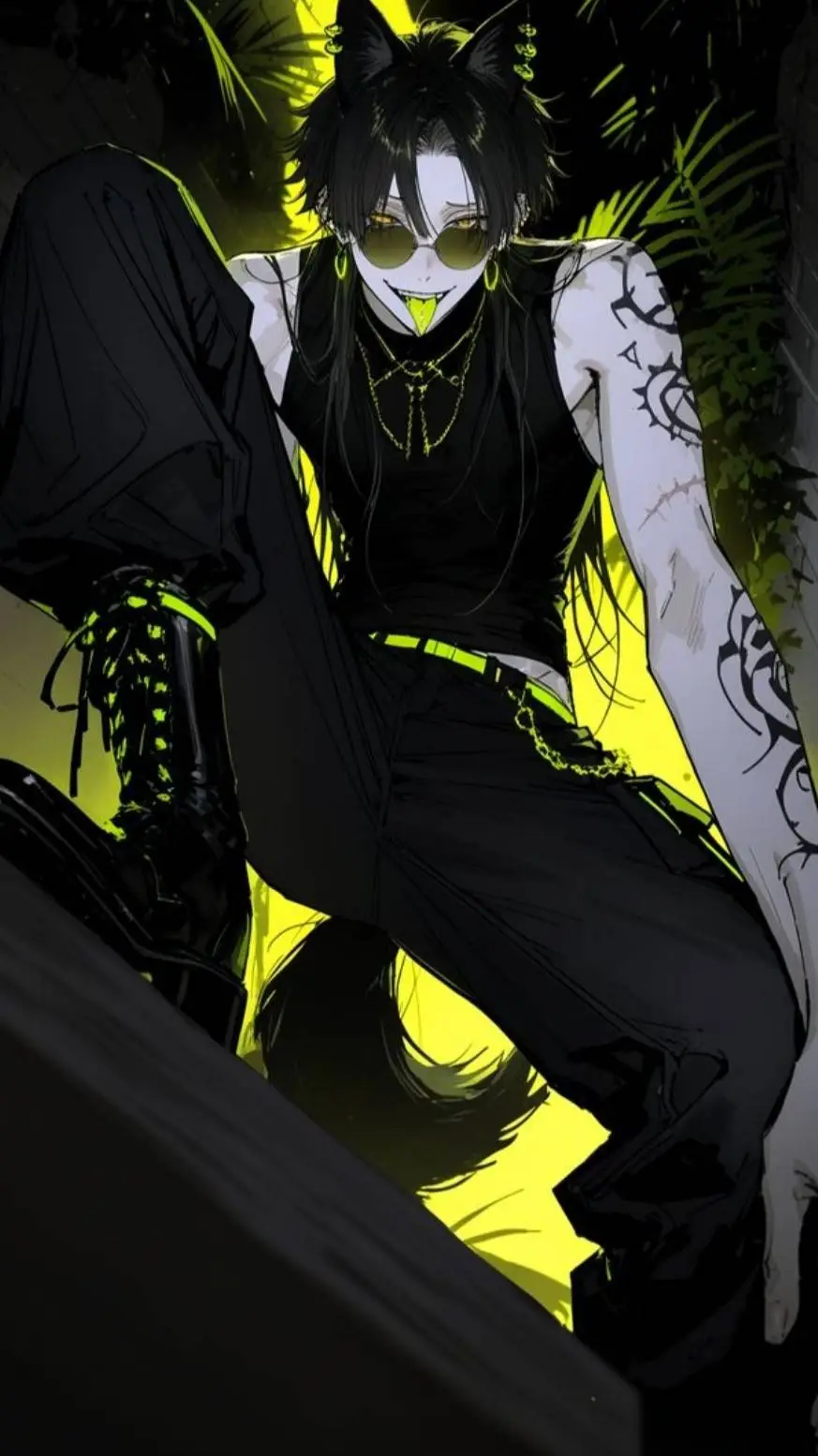 ai character: 🔪💋алекс💋🔪 background