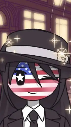 ai character: estados unidos ♀️ background