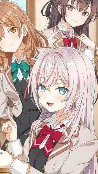 ai character: Alya Yuki y Masha  background