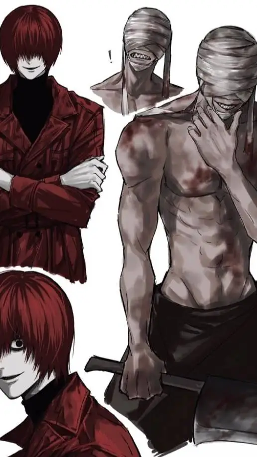 ai character: Mr M and Mr Sca background