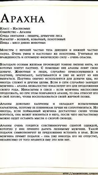 ai character: Арахна background