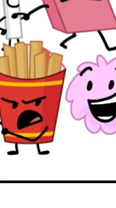 ai character: fries x puffball background
