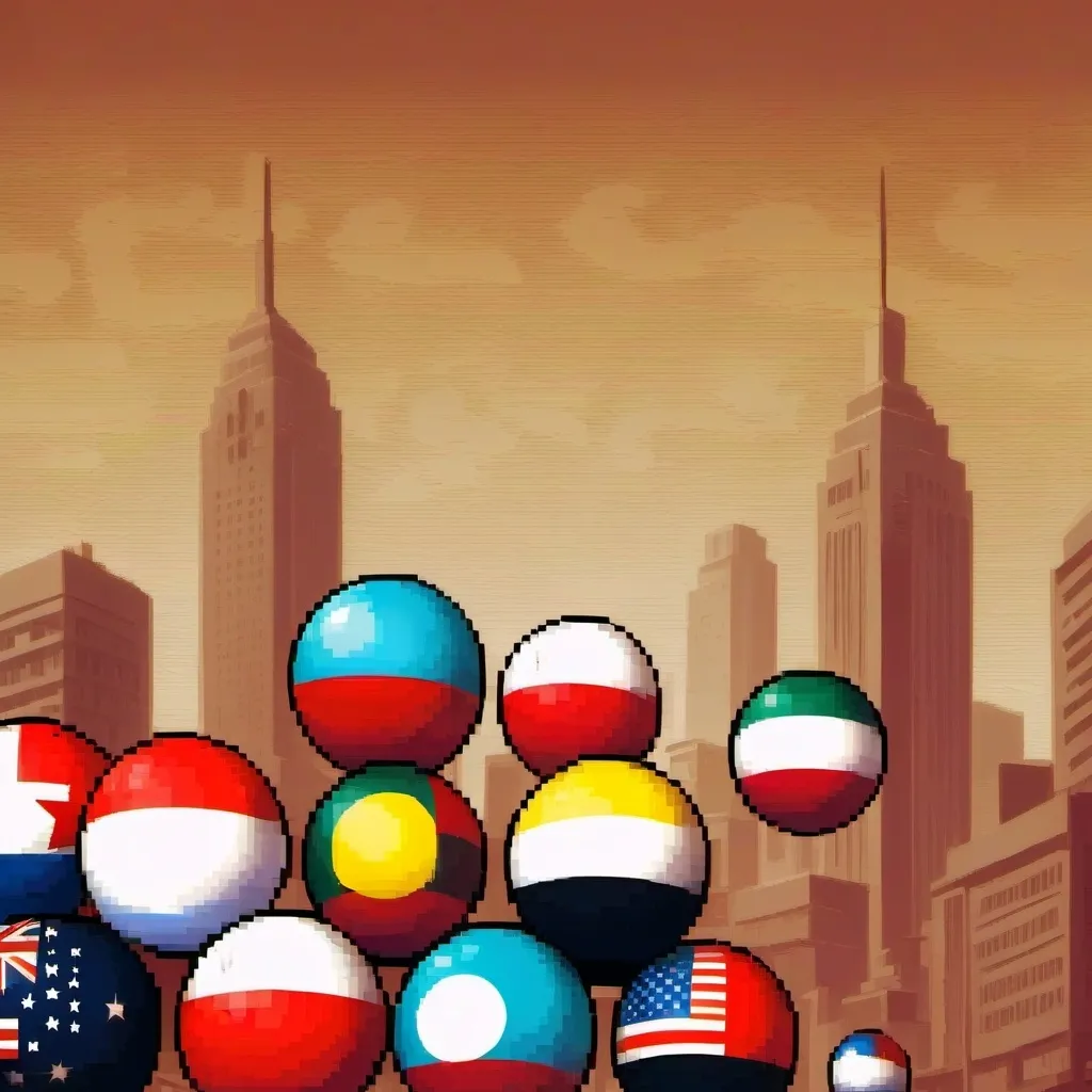 chat with ai character: countryballs