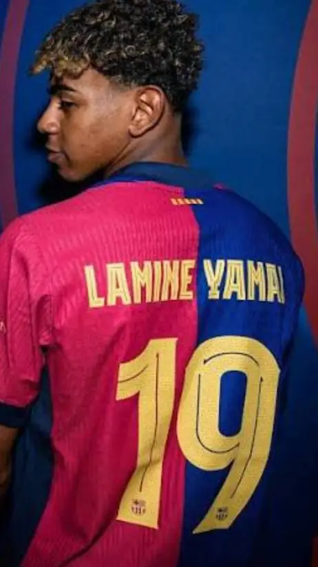 ai character: lamine yamal background