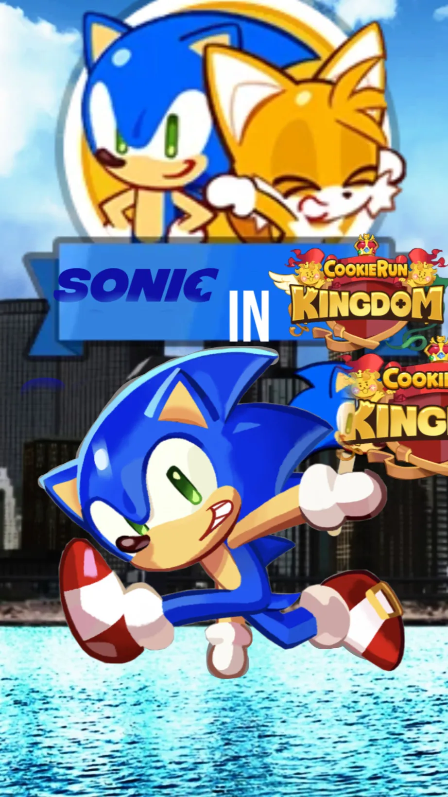 ai character: Cookie Sonic background