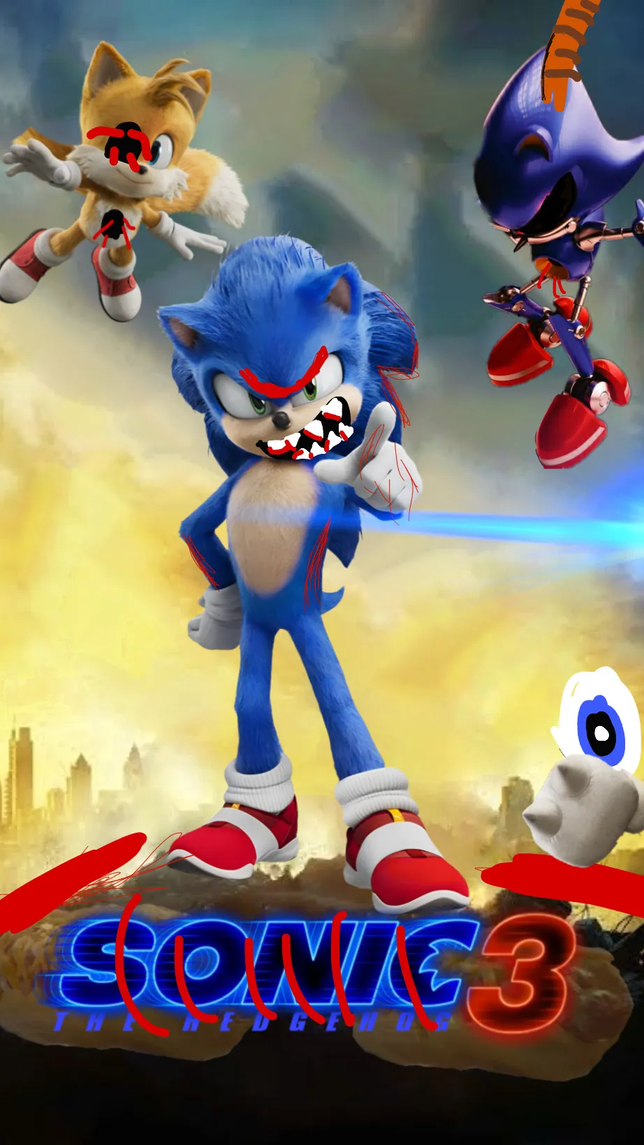 ai character: Sonic.exe background
