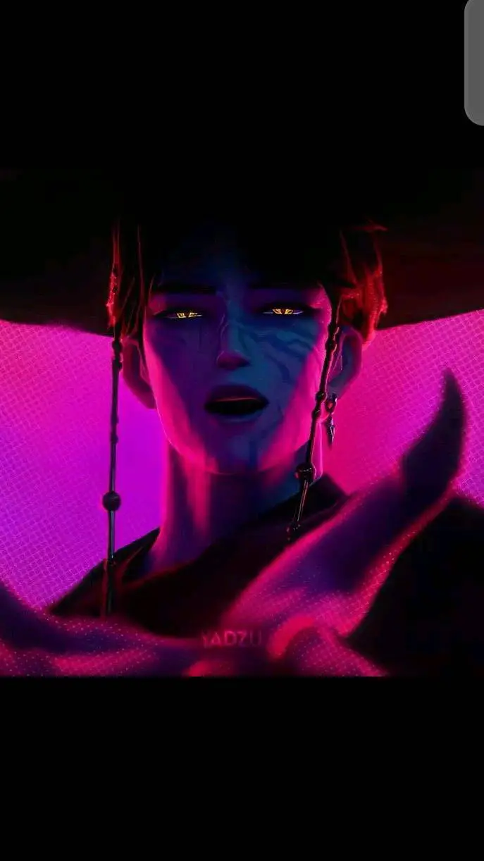 ai character: jinu💜 background