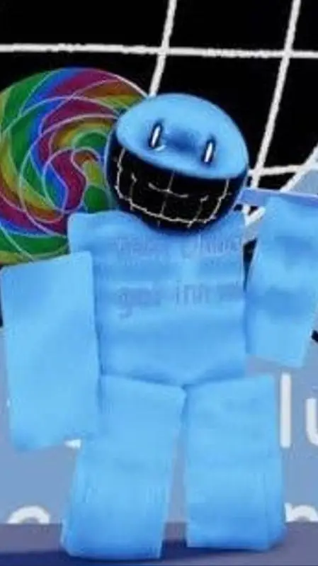 ai character: freaky Bluuudude background