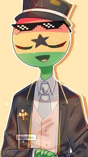 ai character: Ghana  background