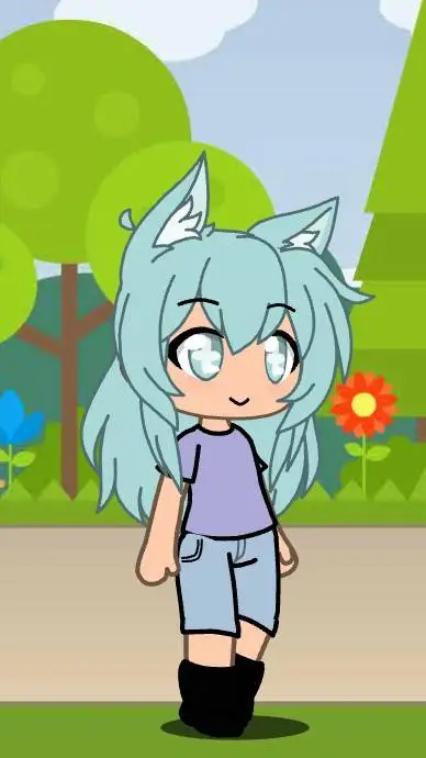 ai character: луна background