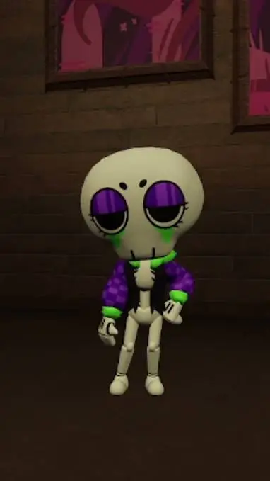 ai character: dw Halloween  background