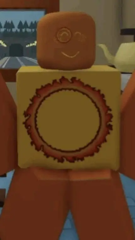 ai character: Fire ring  background