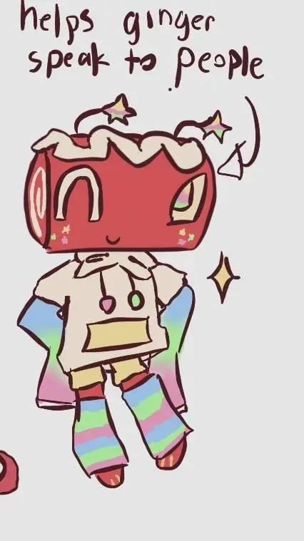 ai character: 🍰 Cosmo 🍰 background