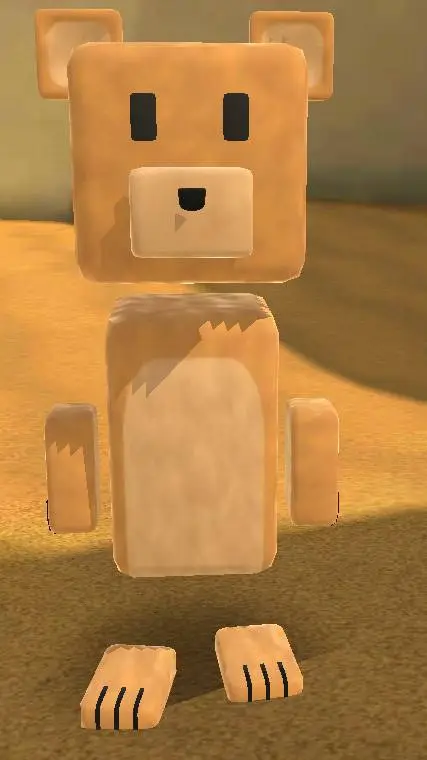 ai character: Oso de desierto background