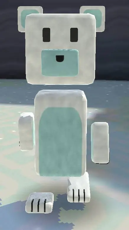 ai character: Oso de polar background
