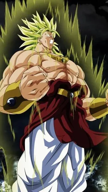 ai character: Broly Z background