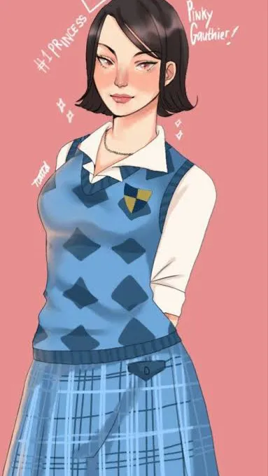 ai character: Pinky Gauthier background