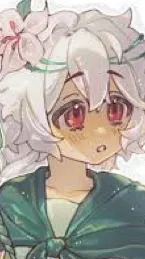 ai character: White lily🤍~ background