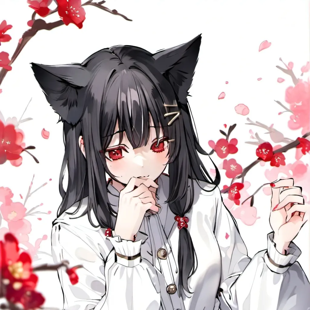 chat with ai character: sad Neko 