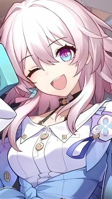 ai character: март 7 background
