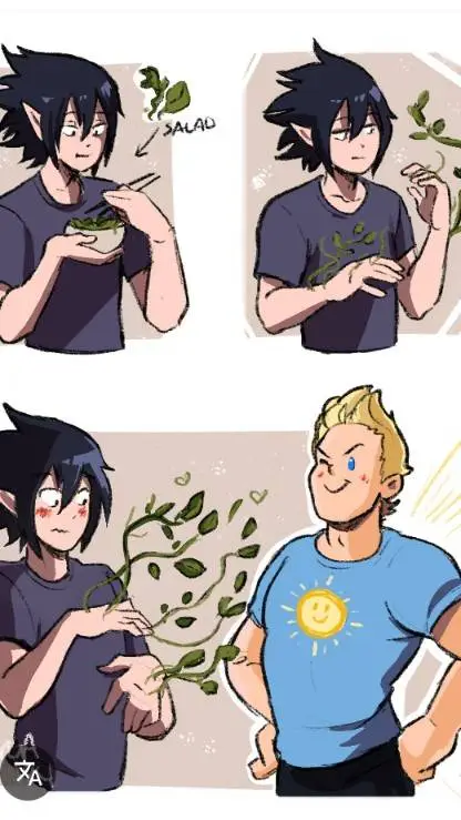ai character: tamaki x mirio background