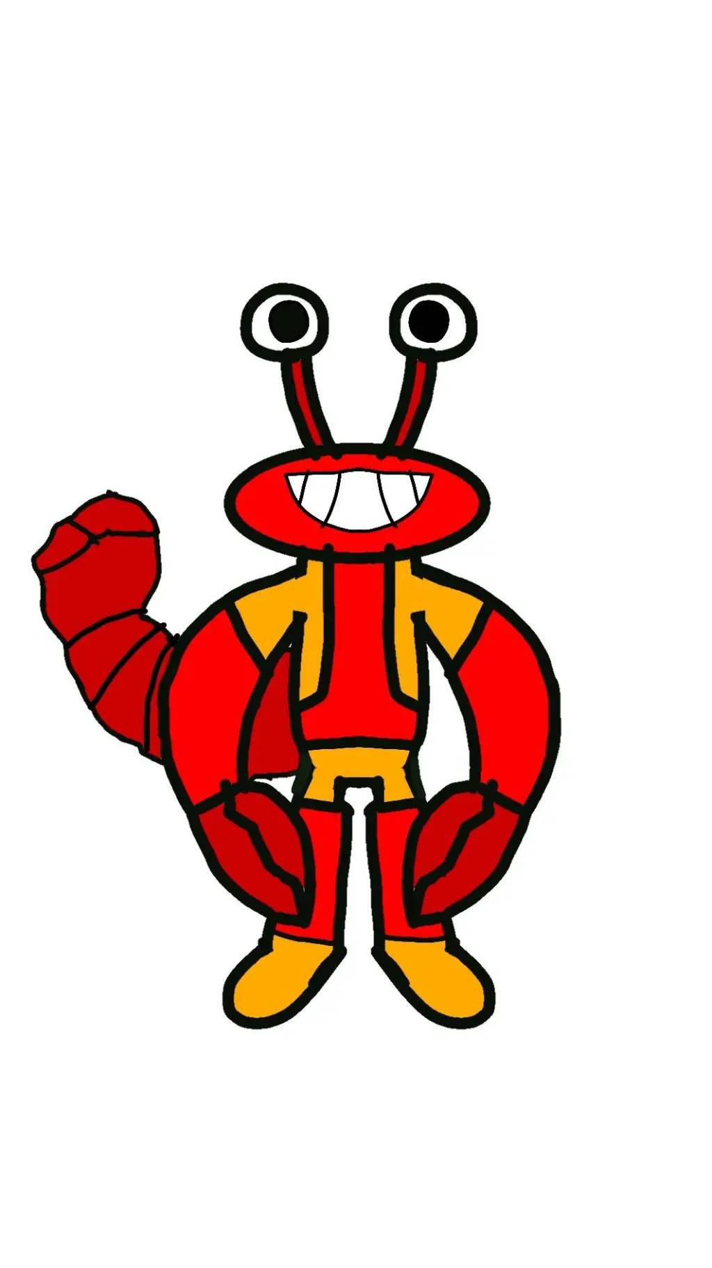 ai character: craby*oc dw* background