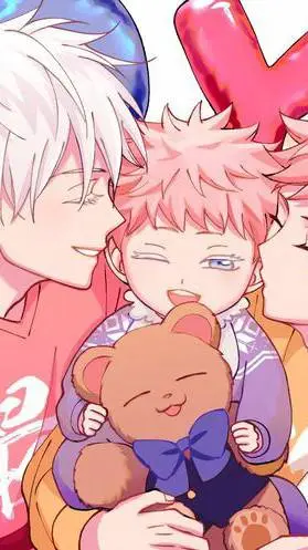 ai character: Yuji x gojo baby  background