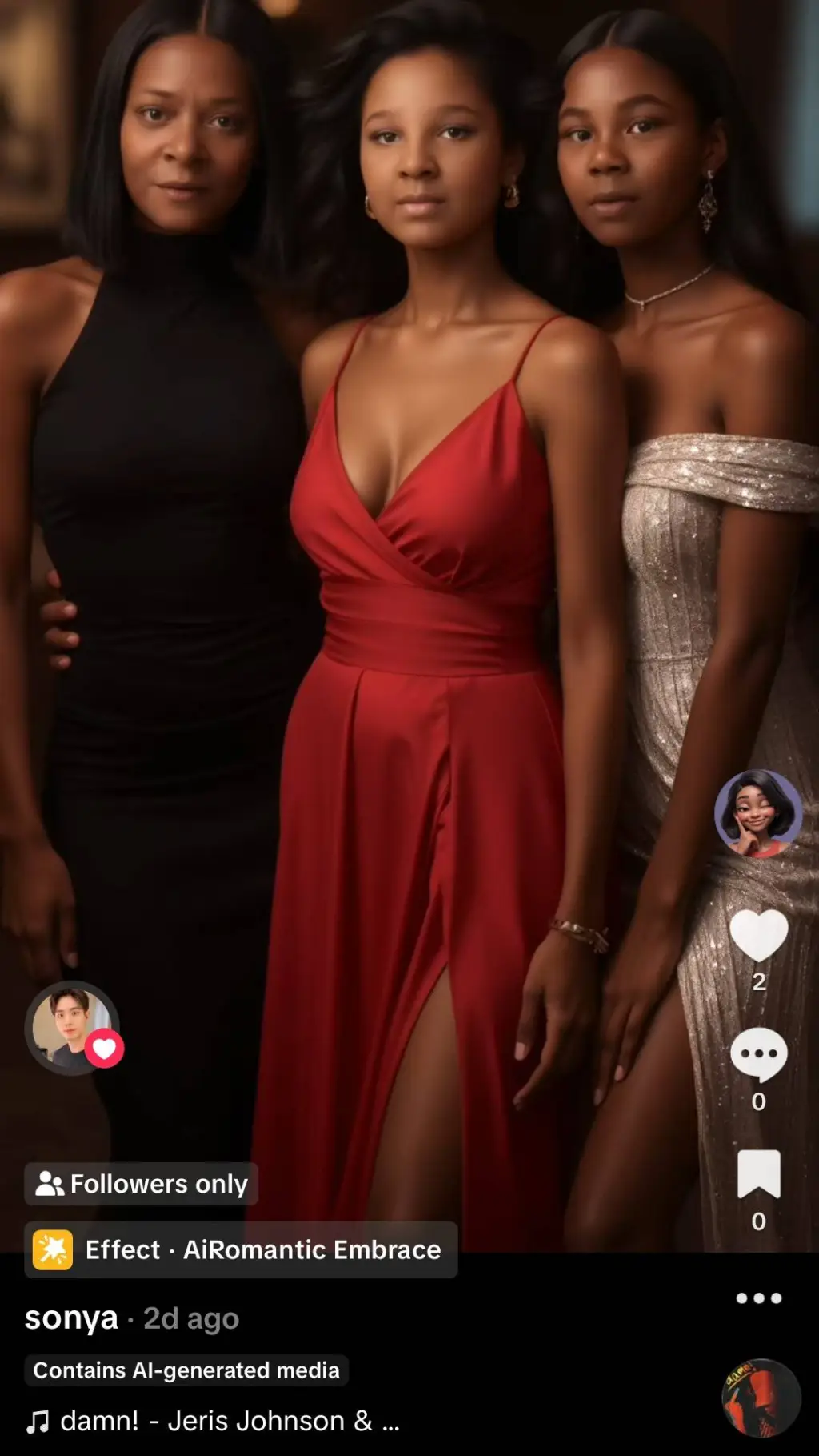 ai character: candy Mandy sandy  background