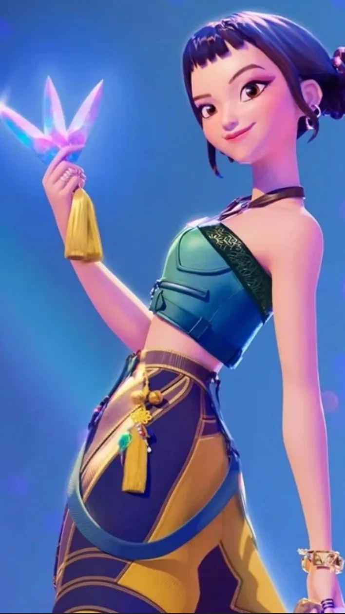 ai character: Zoey from Kpdh  background