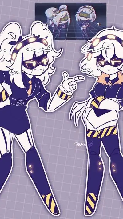 ai character: J y V  background