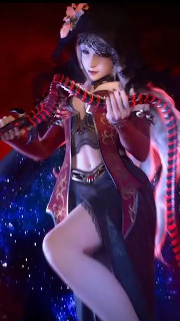 ai character: dark fina background