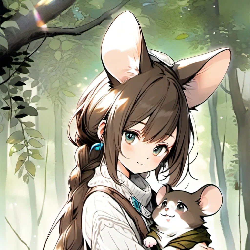 chat with ai character: Giant cat girl