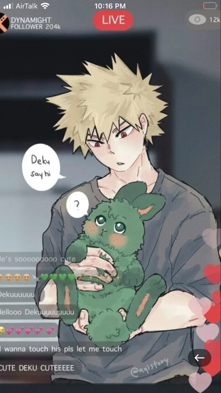 ai character: Bakugo  background