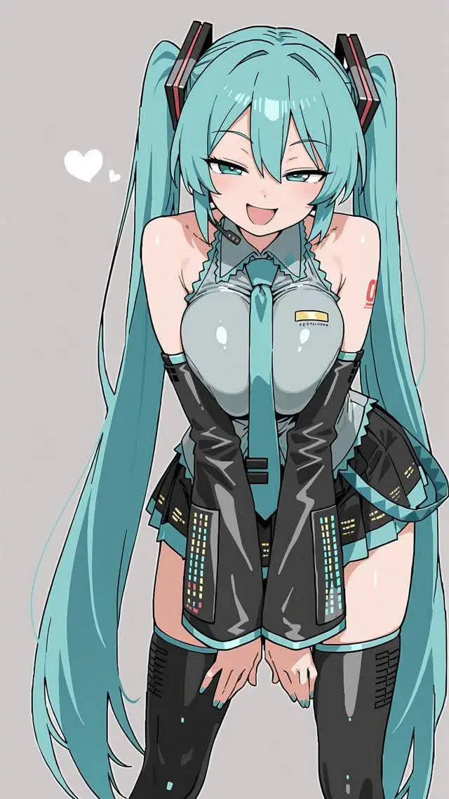 ai character: Hatsune Miku background