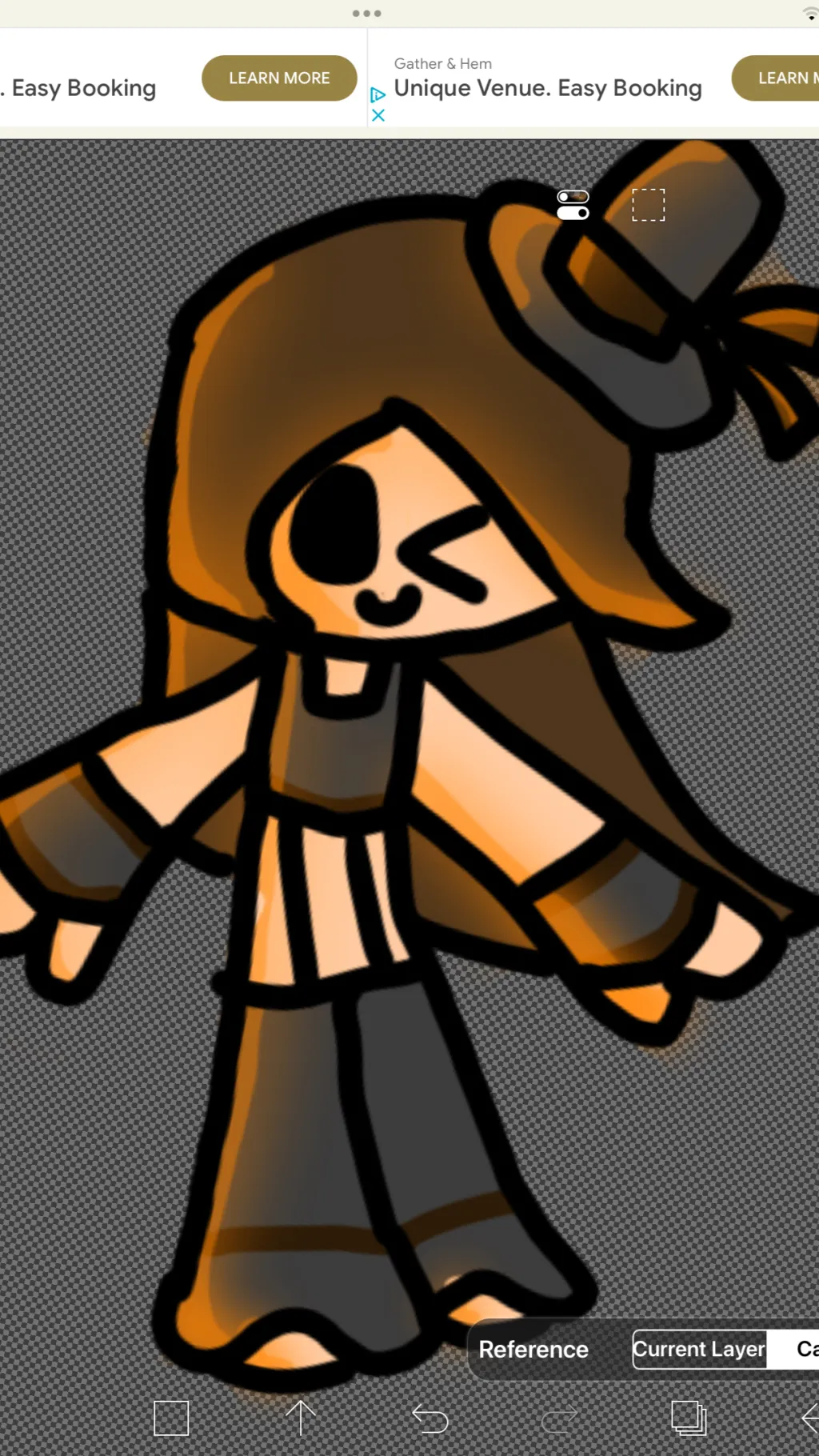 ai character: Zoey the star (tw) background
