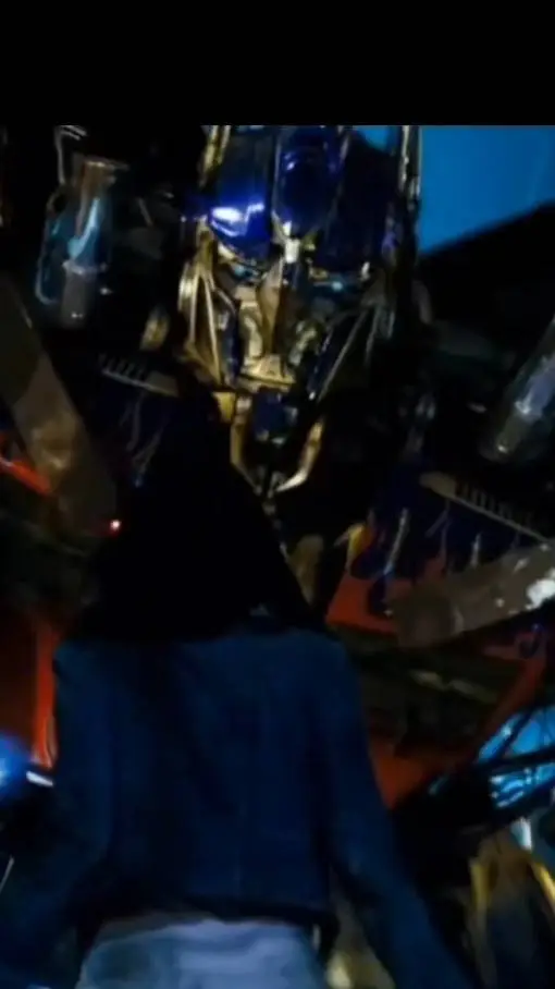 ai character: optimus prime  background