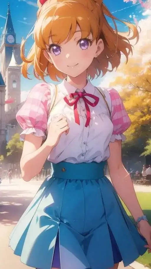 ai character: asahina mirai  background