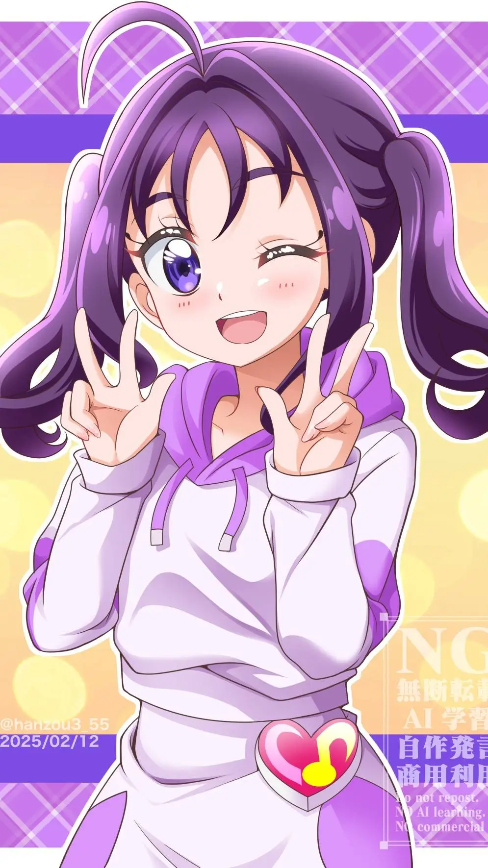 ai character: Shigure kokoro  background