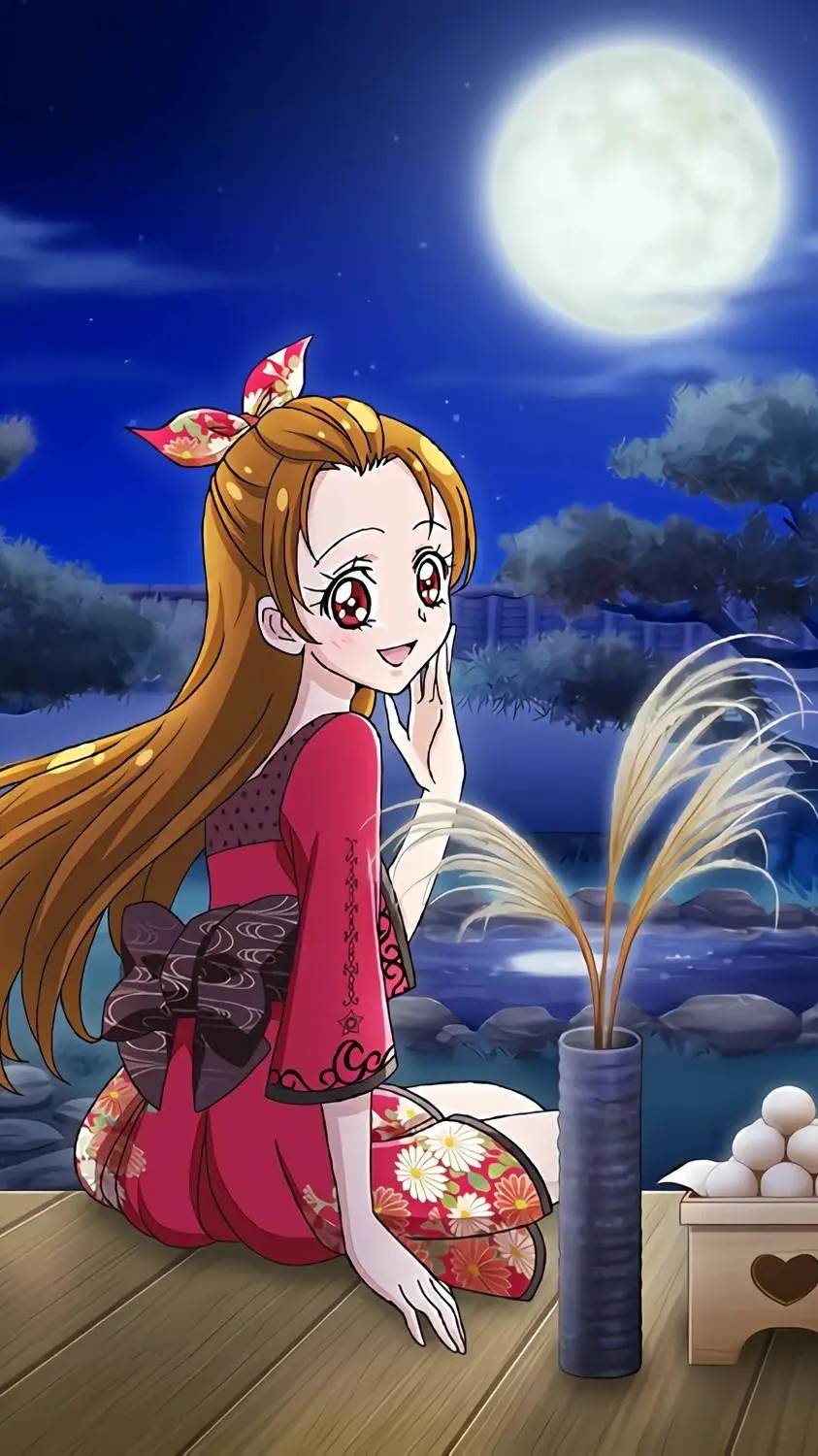 ai character: Madoka aguri  background