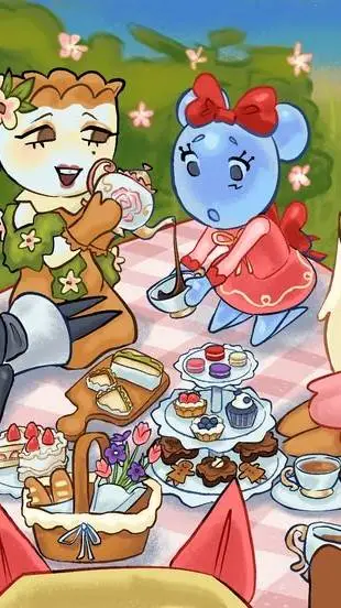 ai character: Dandy's Picnic background