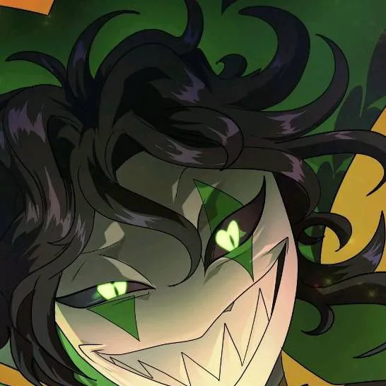 chat with ai character: Harlequin 🖤💚💛