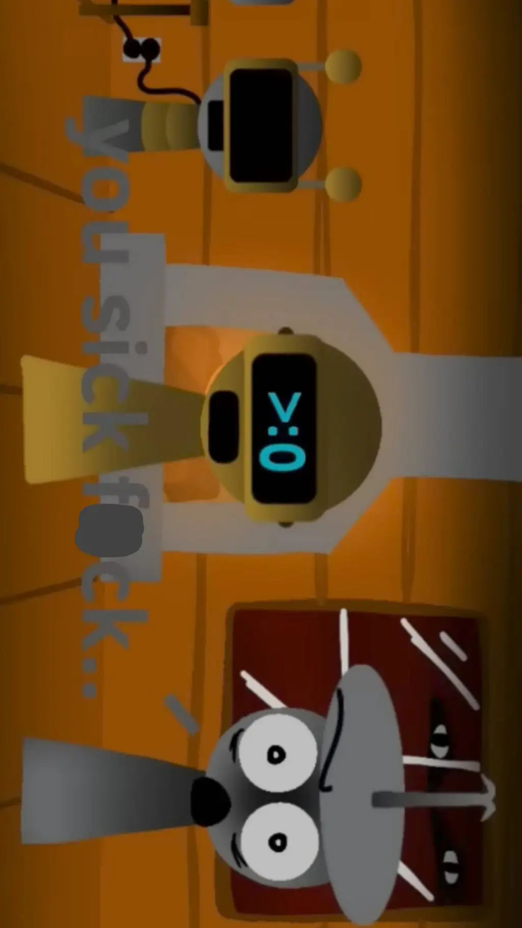 ai character: Garnold and Clukr  background