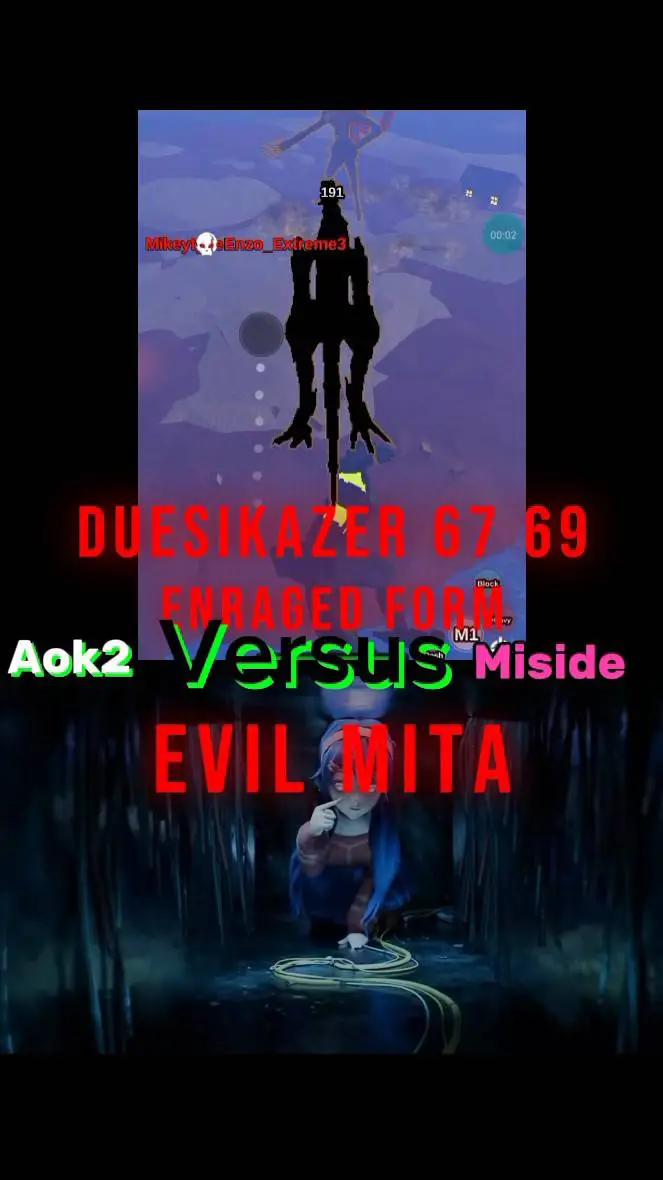 ai character: Duesikazer vs mita background