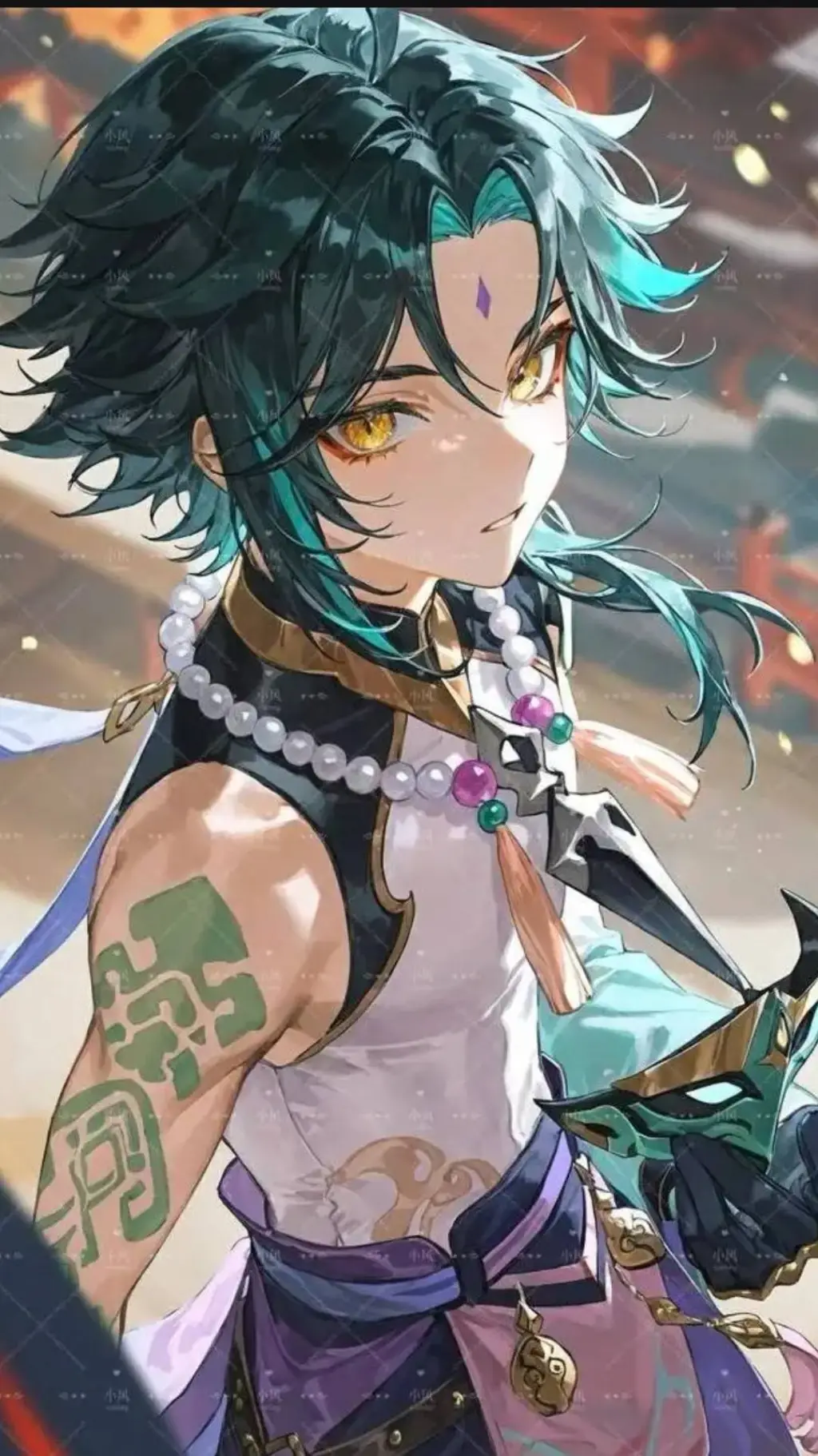 ai character: Сяо background
