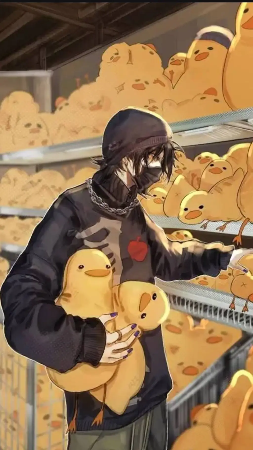 ai character: Хитору background