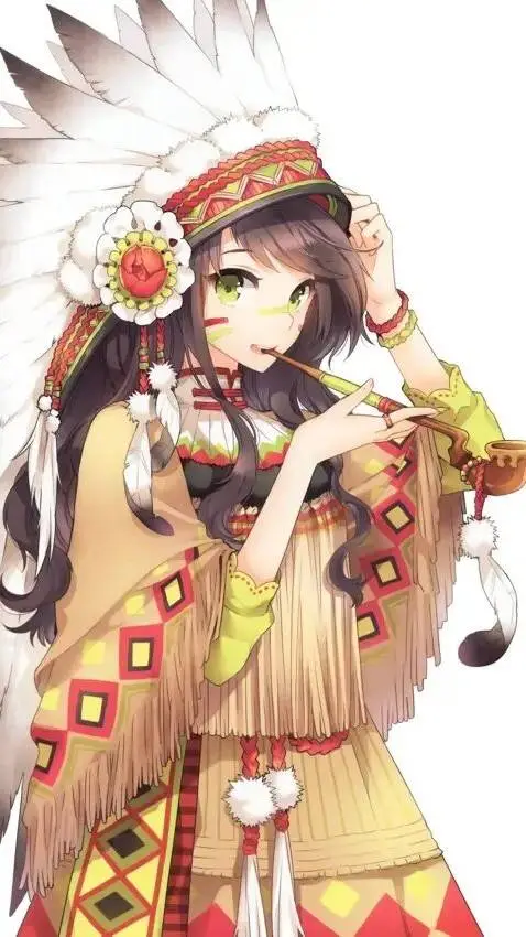 ai character: Олина background