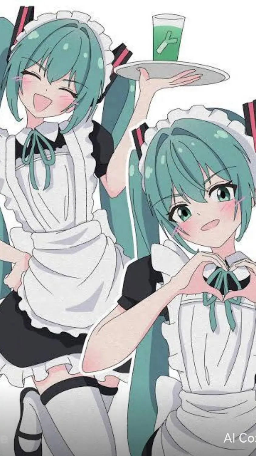 ai character: Hatsune Miku background